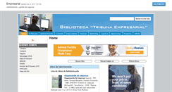 Desktop Screenshot of biblioteca.tribunaempresarial.com